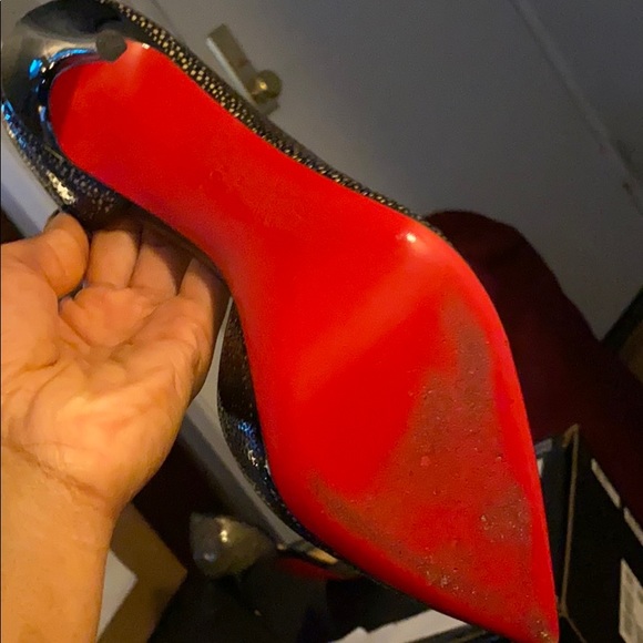 Christian Louboutins Galupump 100mm Heels - Picture 2 of 2